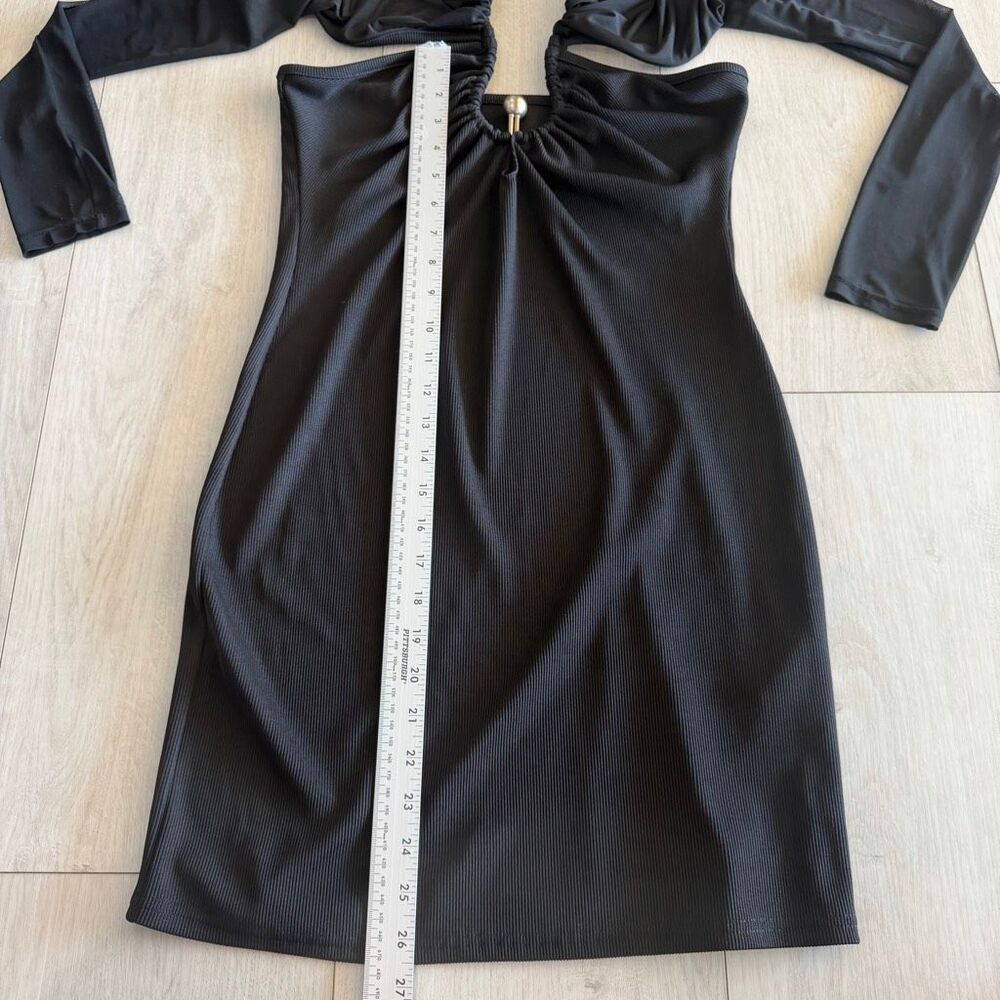 Christopher Esber black womens mini dress size 12 - Picture 3 of 12